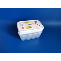 IRIS ARIA tárolódoboz szett 3 darabos, 3x1.200ml