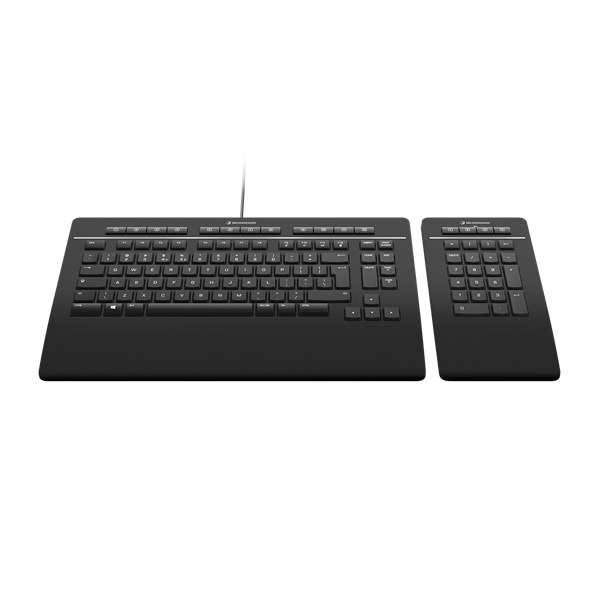 3Dconnexion 3DX-700092 Keyboard Pro US fekete billentyűzet