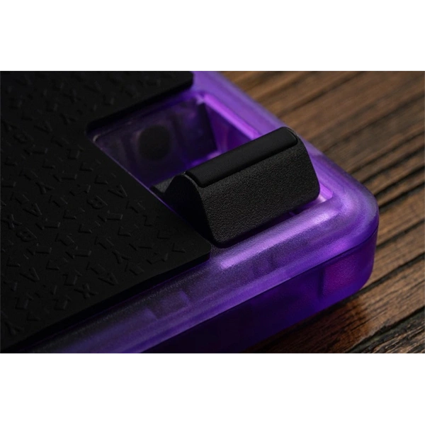 8BitDo Arcade Stick All-Button, Signature Edition, Átlátszó lila, vezeték nélküli kontroller