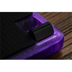 8BitDo Arcade Stick All-Button, Signature Edition, Átlátszó lila, vezeték nélküli kontroller