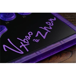 8BitDo Arcade Stick All-Button, Signature Edition, Átlátszó lila, vezeték nélküli kontroller
