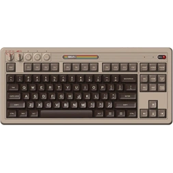 8BitDo Retro 87, Mechanikus, Kailh Box, C64 Edition, vezeték nélküli billentyűzet