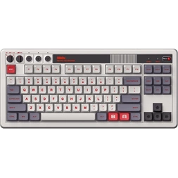 8BitDo Retro 87, Mechanikus, Kailh Box, N Edition, vezeték nélküli billentyűzet