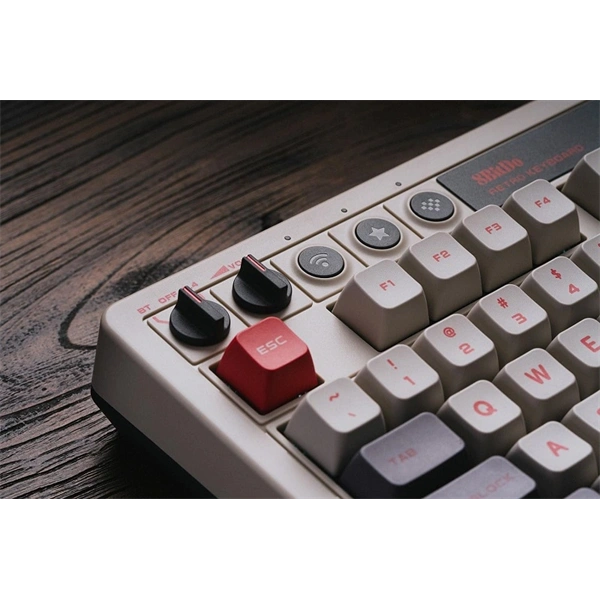 8BitDo Retro 87, Mechanikus, Kailh Box, N Edition, vezeték nélküli billentyűzet
