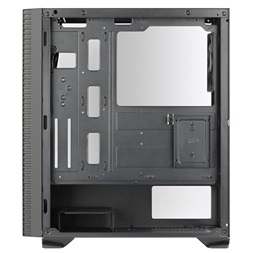 ABKONCORE Cronos 750 RGB fekete ablakos (Táp nélküli) számítógép ház