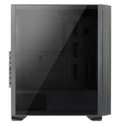 ABKONCORE Cronos 750 RGB fekete ablakos (Táp nélküli) számítógép ház