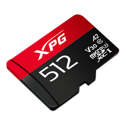 ADATA XPG 512GB SD micro XPG (SDXC Class 10 UHS-I) (AUSDX512GUI3XPGA2-R) gamer memória kártya