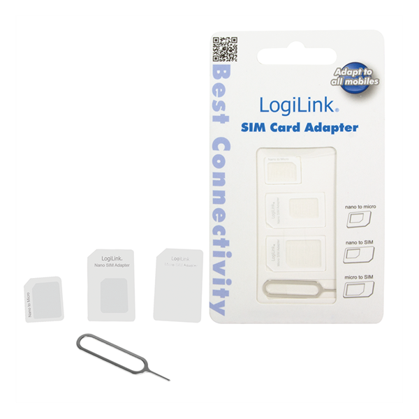 LogiLink AA0047 Dual SIM-kártya adapter