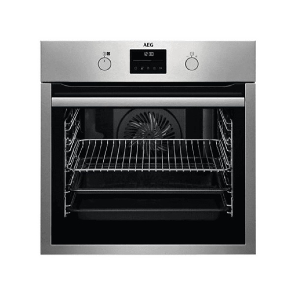 AEG BPS351161M SteamBake inox, beépíthető, sütőtér: 72L, grill, légkeverés, pirolitikus, sütő