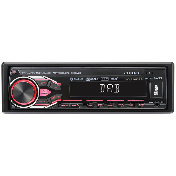 AIWA IC-320DAB Bluetooth/USB/SD DAB+ mechanika nélküli autóhifi fejegység