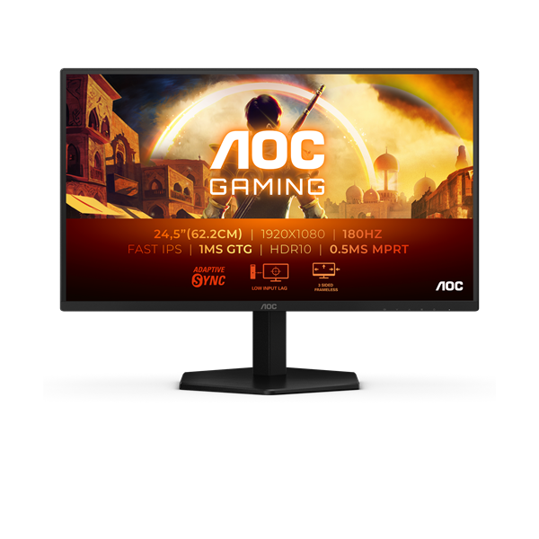 AOC 24,5" 25G42E FHD IPS 180Hz HDMI/DP gamer monitor