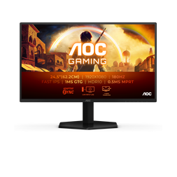 AOC 24,5" 25G42E FHD IPS 180Hz HDMI/DP gamer monitor