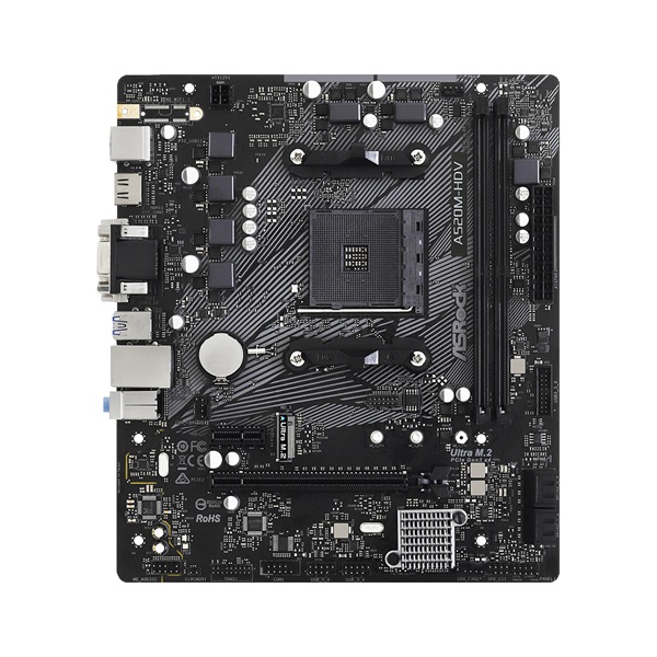 ASRock A520M-HDV AMD A520 SocketAM4 mATX alaplap