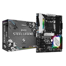 ASRock B450 STEEL LEGEND AMD B450 SocketAM4 ATX alaplap