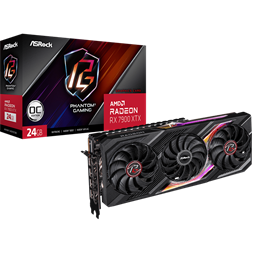 ASRock RX 7900 XTX PHANTOM GAMING AMD 24GB DDR6 PCIe videókártya