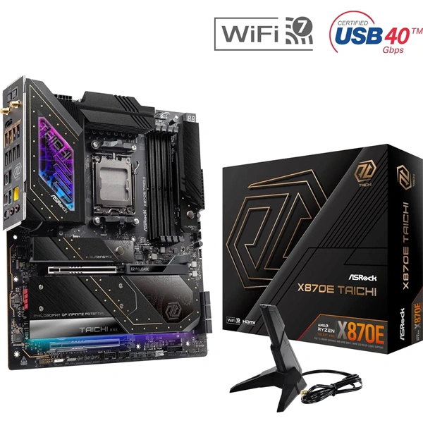 ASRock TAICHI Wi-Fi AMD X870E AM5 EATX alaplap