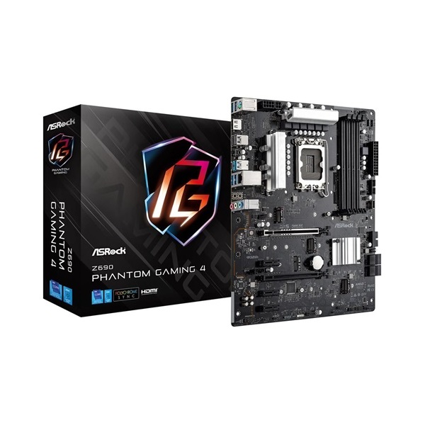 ASRock Z690 PHANTOM GAMING 4 Intel Z690 LGA1700 ATX alaplap
