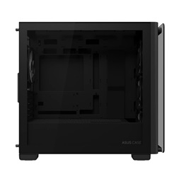ASUS A23 PLUS fekete (táp nélküli) ablakos mATX ház