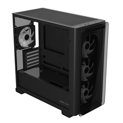 ASUS A23 PLUS fekete (táp nélküli) ablakos mATX ház