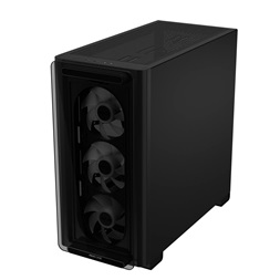 ASUS A23 PLUS fekete (táp nélküli) ablakos mATX ház