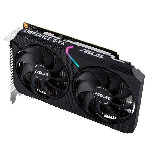 ASUS DUAL-GTX1650-O4GD6-MINI nVidia 4GB GDDR6 128bit PCIe videokártya