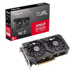 ASUS DUAL AMD RADEON RX 7600 8GB GDDR6