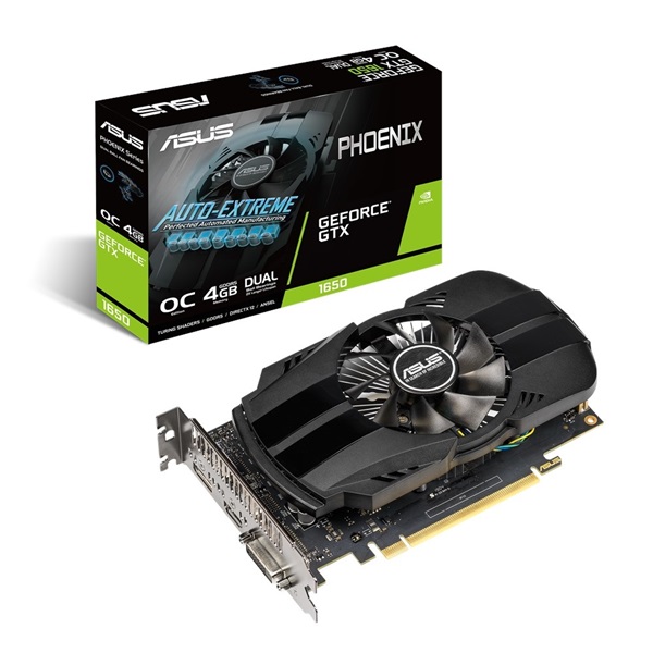 ASUS PH-GTX1650-O4G nVidia 4GB GDDR5 128bit PCIe videokártya
