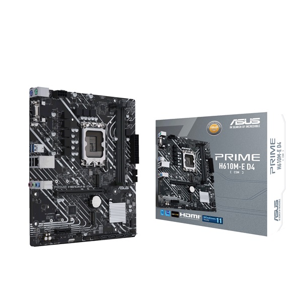 ASUS PRIME H610M-E D4-CSM Intel H610 LGA1700 mATX alaplap