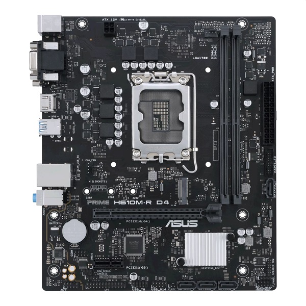 ASUS PRIME H610M-R D4-SI Intel H610 LGA1700 mATX alaplap