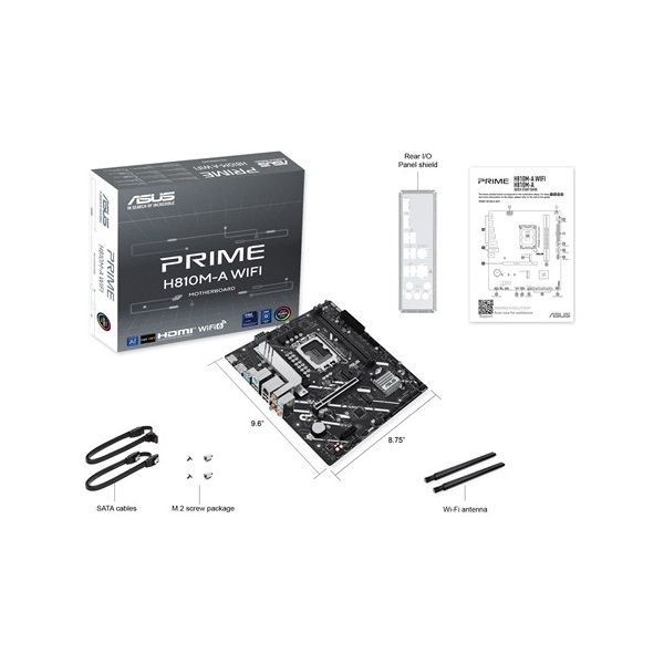 ASUS PRIME H810M-A Wi-Fi Intel H810 LGA1851 mATX alaplap