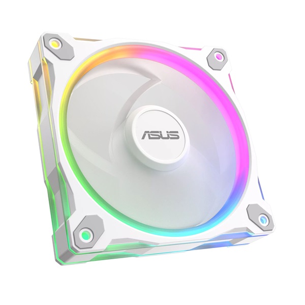 ASUS PRIME MR120 FAN ARGB REVERSE fehér 3IN1 ventilátor