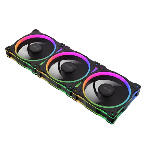 ASUS PRIME MR120 FAN ARGB REVERSE fekete 3IN1 ventilátor