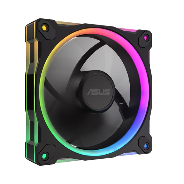 ASUS PRIME MR120 FAN ARGB REVERSE fekete 3IN1 ventilátor
