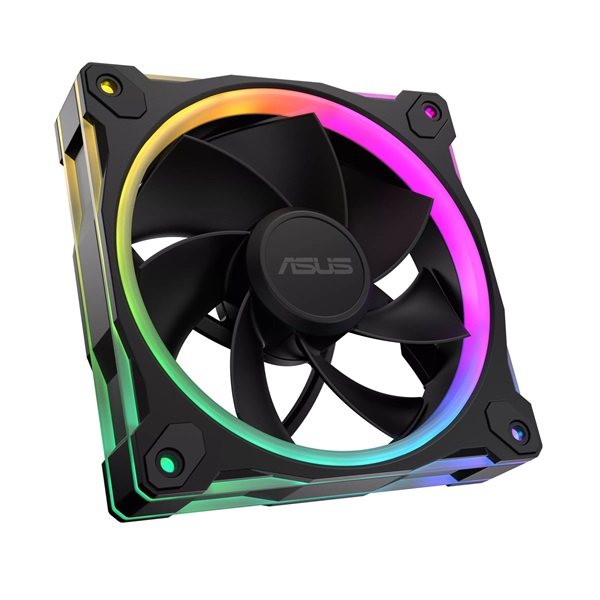 ASUS PRIME MR120 FAN ARGB REVERSE fekete 3IN1 ventilátor