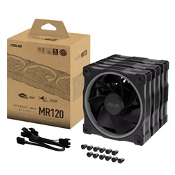 ASUS PRIME MR120 FAN ARGB REVERSE fekete 3IN1 ventilátor