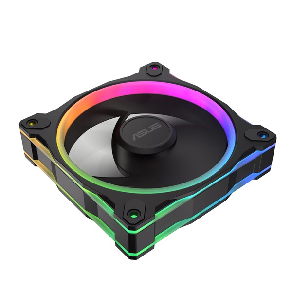 ASUS PRIME MR120 FAN ARGB REVERSE fekete ventilátor