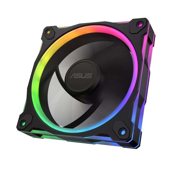 ASUS PRIME MR120 FAN ARGB REVERSE fekete ventilátor