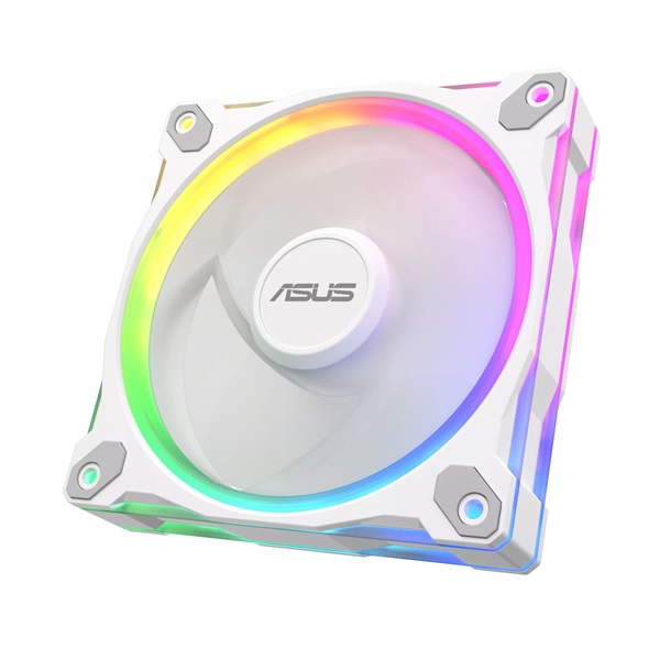 ASUS PRIME MR120 FAN ARGB fehér 3IN1 ventilátor