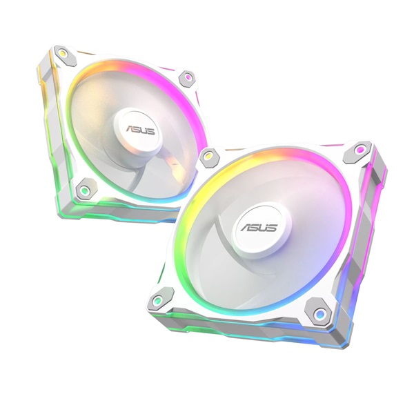 ASUS PRIME MR120 FAN ARGB fehér 3IN1 ventilátor