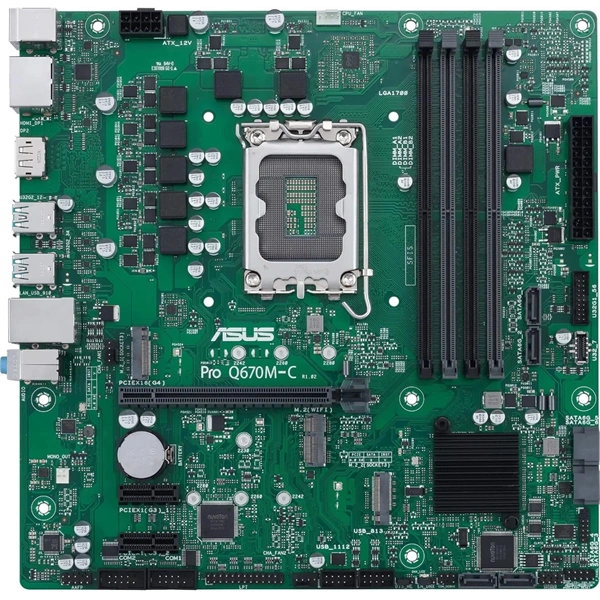 ASUS PRO-Q670M-C-CSM Intel Q670 LGA1700 mATX alaplap