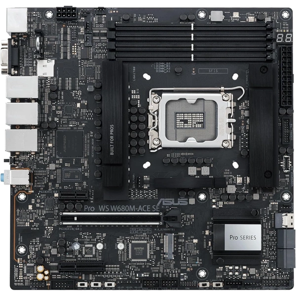 ASUS PRO WS W680M-ACE SE Intel W680 LGA1700 mATX alaplap