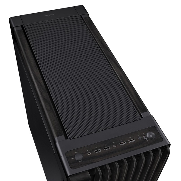 ASUS ProArt PA602 Wood Metal fekete (táp nélküli) ablakos EATX ház