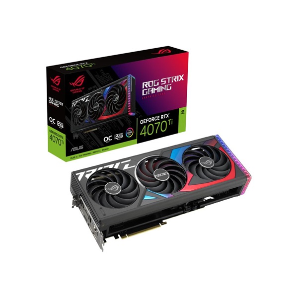 ASUS ROG-STRIX-RTX4070TI-O12G-GAMING nVidia 12GB GDDR6X 192bit PCIe videókártya