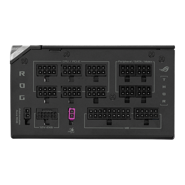 ASUS ROG THOR 1000W 80+ Platinum ventillátorral moduláris tápegység