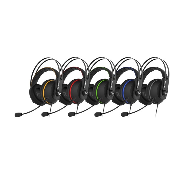 ASUS TUF GAMING H7 CORE fekete-acélszürke gamer headset