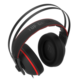 ASUS TUF GAMING H7 fekete-piros gamer headset