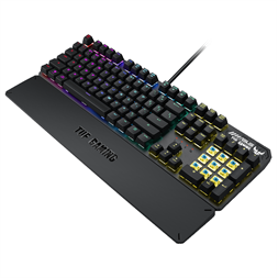 ASUS TUF GAMING K3 HUN RGB mechanikus gamer billentyűzet