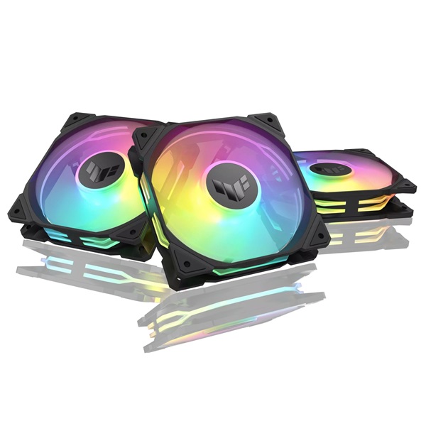 ASUS TUF GAMING TR120 FAN ARGB REVERSE fekete 3IN1 ventilátor