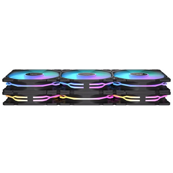 ASUS TUF GAMING TR120 FAN ARGB fekete 3IN1 ventilátor