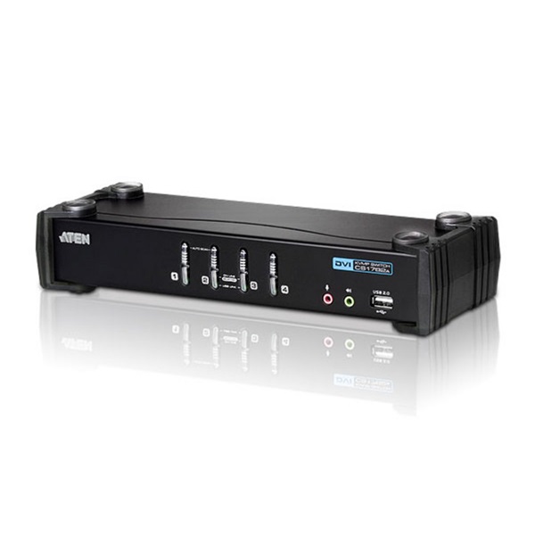 ATEN CS1764A-AT-G 4PC USB DVI + Audio KVM Switch
